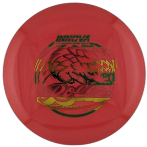 Star Rollo from Innova. Colour is Red with Multi-Coloured Stamp.