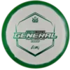 Supreme Orbit Sockibomb General from Dynamic Discs. Colour is White and Green.