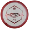 Supreme Orbit Sockibomb General from Dynamic Discs. Colour is White and Red.