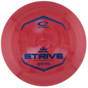 Royal Grand Strive from Latitude 64. Red with Blue Stamp.