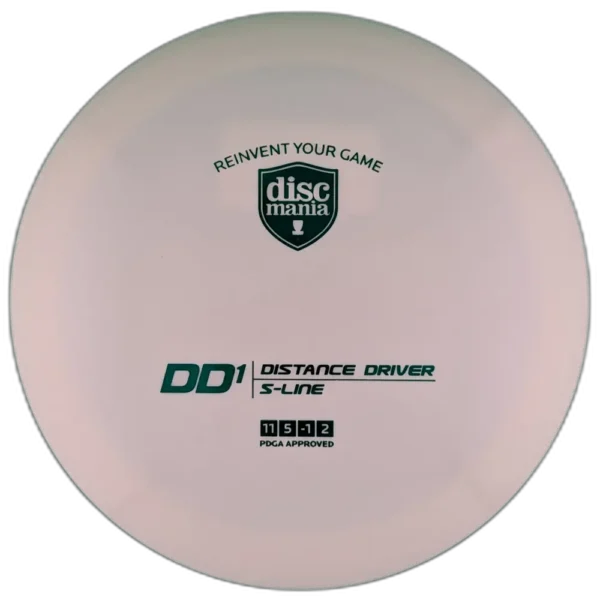 S-Line DD1 from Discmania. White with Green stamp, 174g.