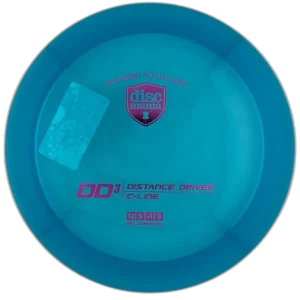 C-Line DD3 from Discmania. Blue with Magenta Stamp, 175g.