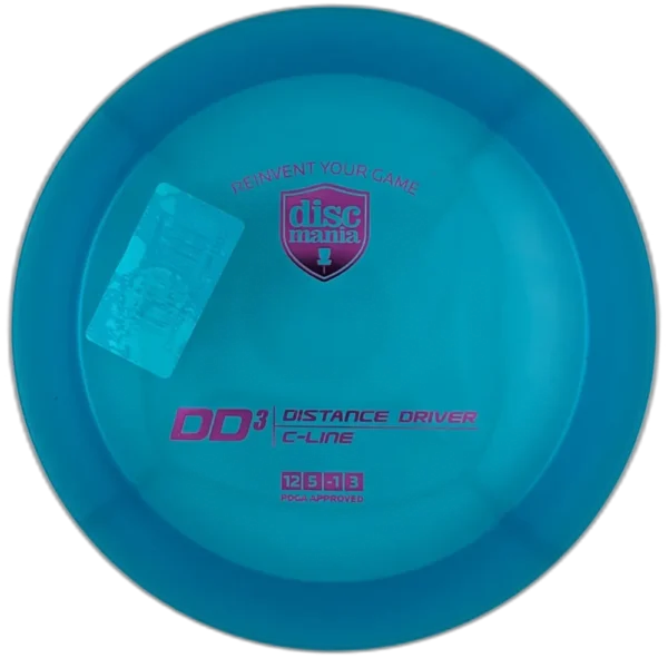 C-Line DD3 from Discmania. Blue with Magenta Stamp, 175g.