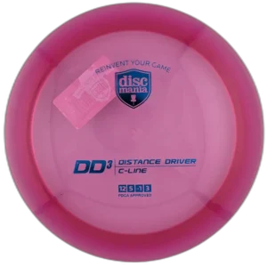 C-Line DD3 from Discmania. Magenta with Blue Stamp, 173g.