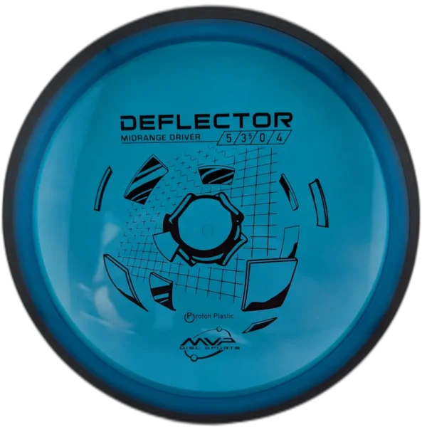 Proton Deflector from MVP. Blue with Black Rim.