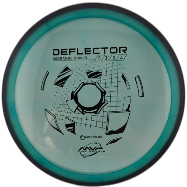 Proton Deflector from MVP. Teal with Black Rim.