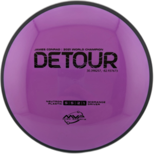 Neutron Detour from MVP, Purple with Black Stamp.