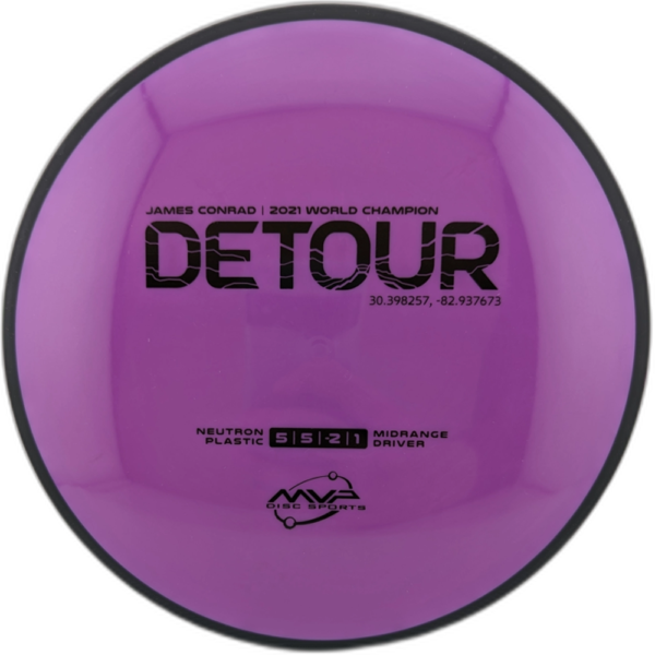 Neutron Detour from MVP, Purple with Black Stamp.