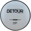 Neutron Detour from MVP, White with Black Stamp.