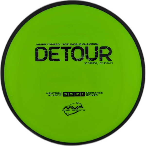 Neutron Detour from MVP, Neon Yellow with Black Stamp.