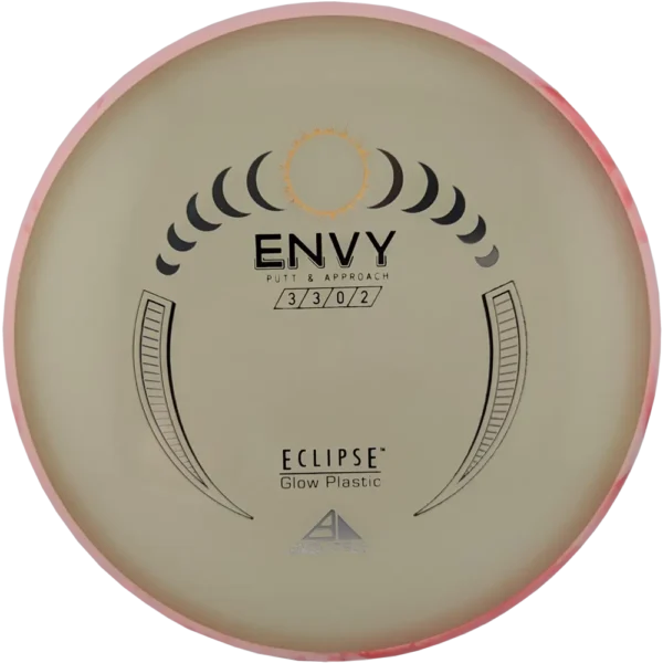 Eclipse Envy from Axiom Discs. Glow plastic with Pink Swirly Rim