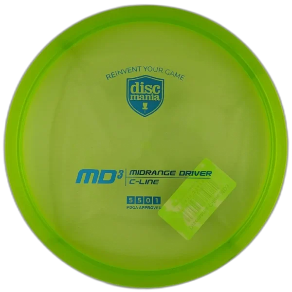 C-Line MD3 from Discmania. Green with Silver Stamp, 174g.