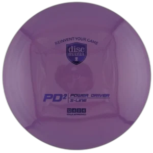 S-Line PD2 from Discmania. Purple with Black Stamp, 173g.