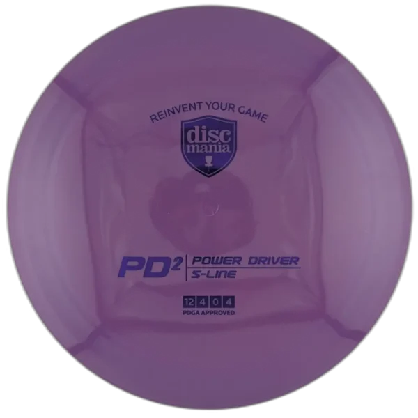 S-Line PD2 from Discmania. Purple with Black Stamp, 173g.