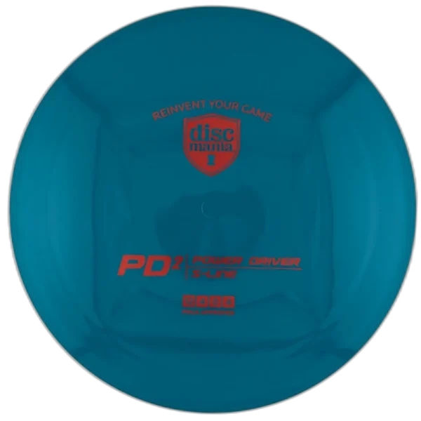 S-Line PD2 from Discmania. Teal with Red Stamp, 175g.