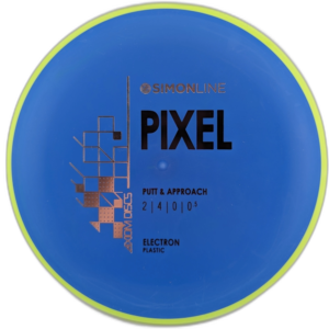 Electron Pixel from Axiom Discs. Blue with Yellow Rim.