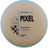 Electron Pixel from Axiom Discs. Orange with White Rim.