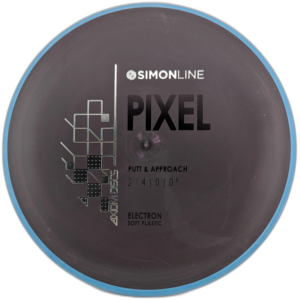 Electron Soft Pixel from Axiom Discs. Dark Grey with Blue Rim