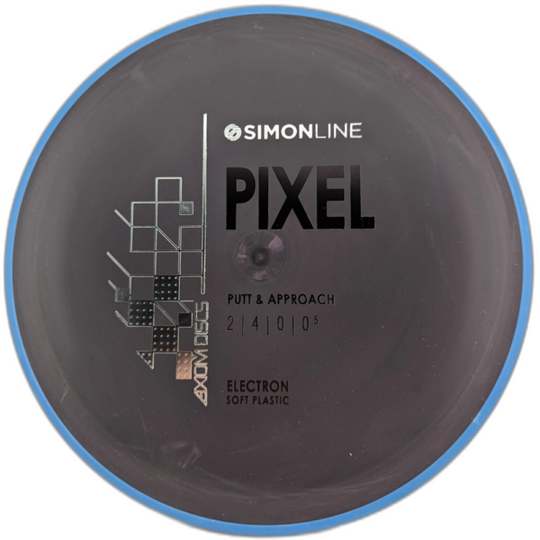 Electron Soft Pixel from Axiom Discs. Dark Grey with Blue Rim