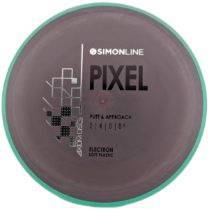 Electron Soft Pixel from Axiom Discs. Grey with Green Rim