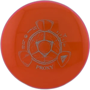 Neutron Proxy from Axiom DIscs. Orange with Pink Rim.