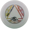 Neutron Stabilizer from Streamline Discs. White with yellow red and orange stamp.