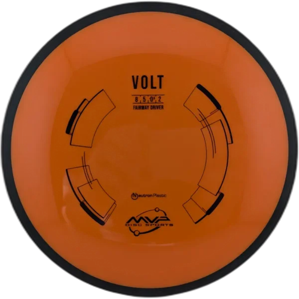 Neutron Volt from MVP. Orange with Black Rim.