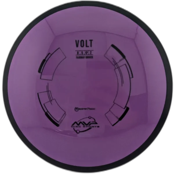 Neutron Volt from MVP. Purple with Black Rim.