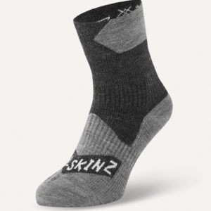 Sealskinz Bircham Waterproof Sock. Black Front