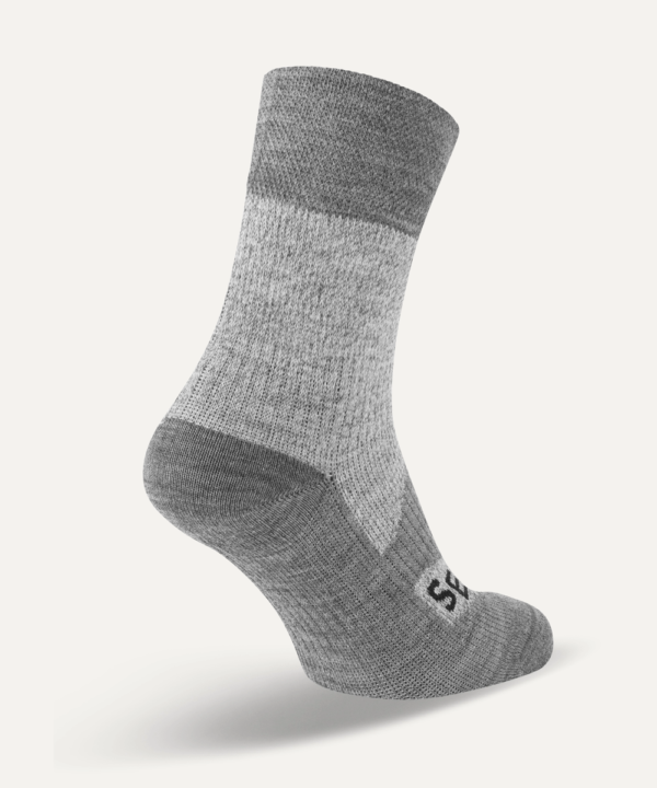 Sealskinz Bircham Waterproof Sock. Grey Back