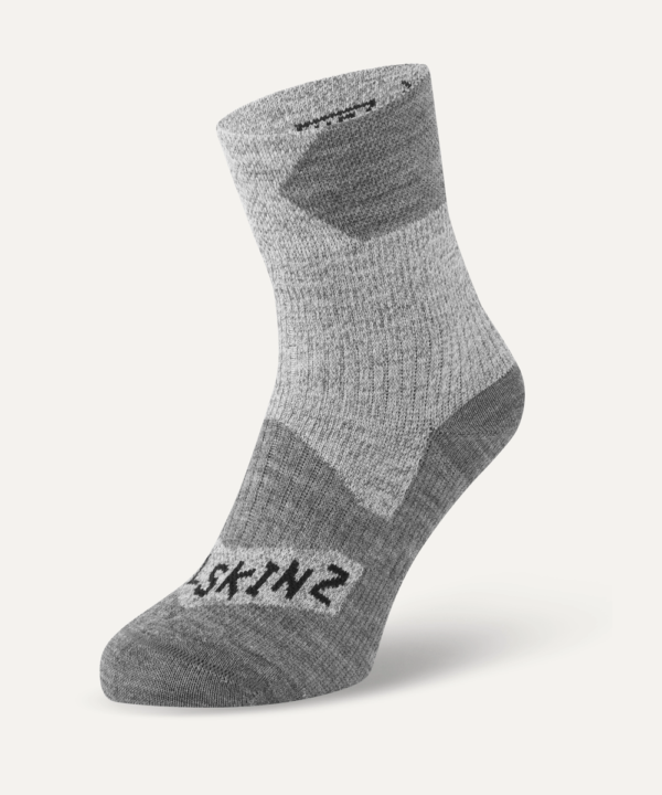 Sealskinz Bircham Waterproof Sock. Grey Front