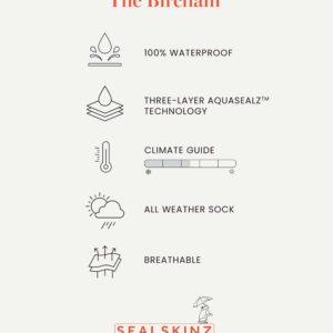 Sealskinz Bircham Waterproof Sock Info