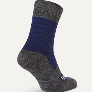 Sealskinz Bircham Waterproof Sock. Navy Back