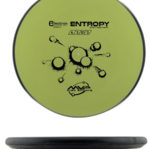 MVP Electron Entropy. Yellow with Black stamp and Black Rim, 168g