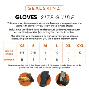 Sealskinz Glove Size Guide