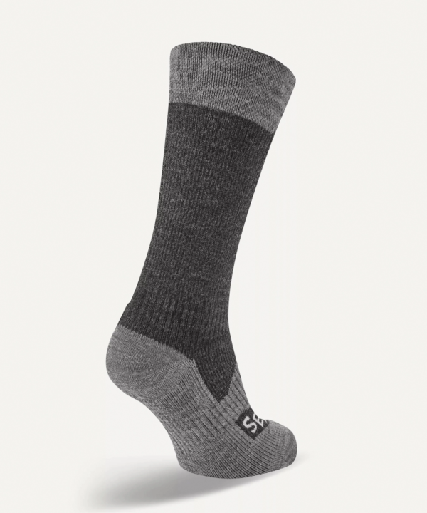 Sealskinz Raynham Waterproof Sock. Black Back