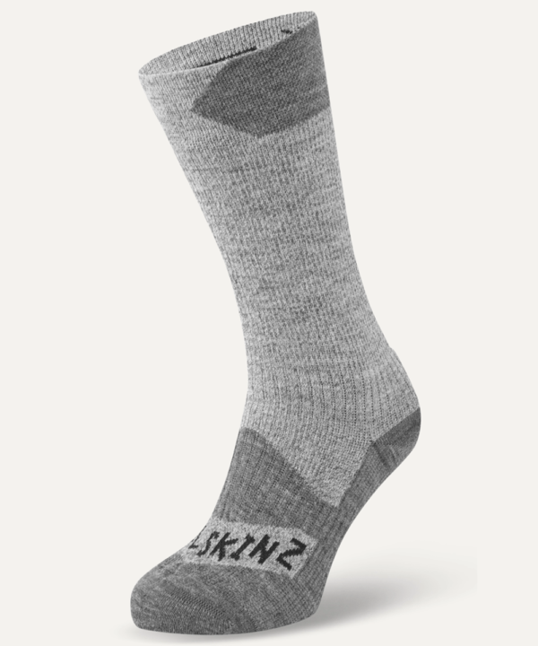 Sealskinz Raynham Waterproof Sock. Grey Front