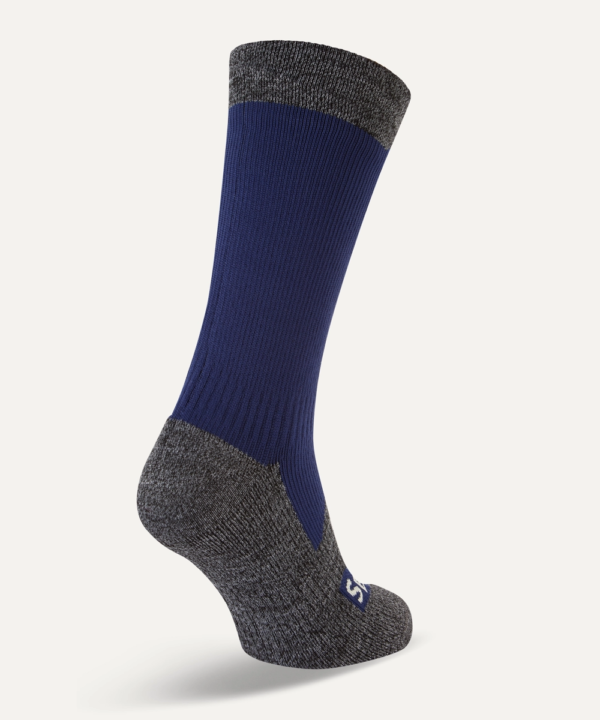 Sealskinz Raynham Waterproof Sock. Navy Back