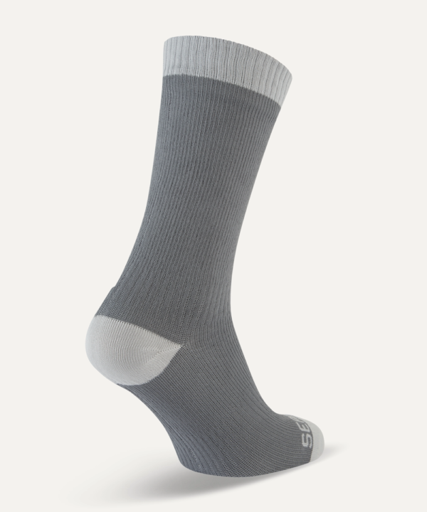 Sealskinz Wiveton Waterproof Sock. Grey Back