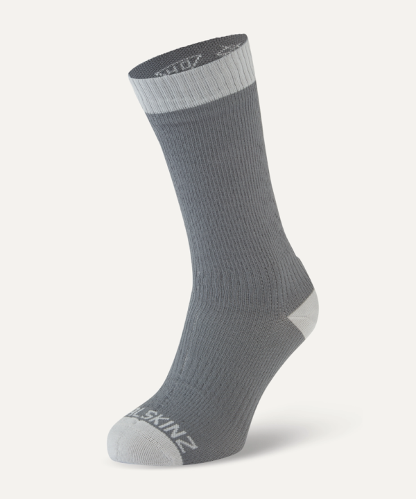 Sealskinz Wiveton Waterproof Sock. Grey Front