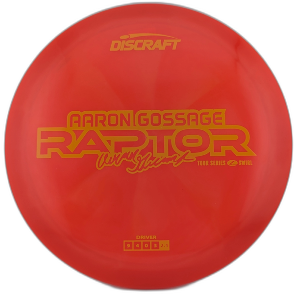 Discraft Aaron Gossage 2025 Tour Series Z Swirl Raptor Thumbnail 1