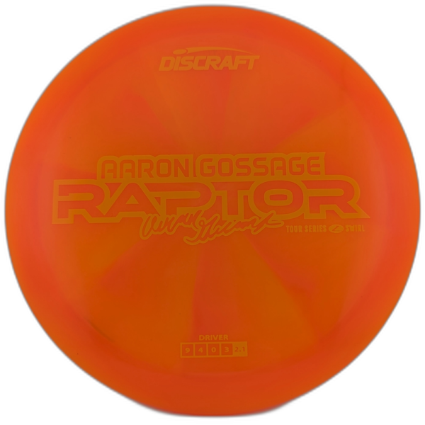 Discraft Aaron Gossage 2025 Tour Series Z Swirl Raptor Thumbnail 2