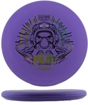 Streamline Discs Pilot Electron. Purple with Black, Gold, Green and Silver Stamp, 171g