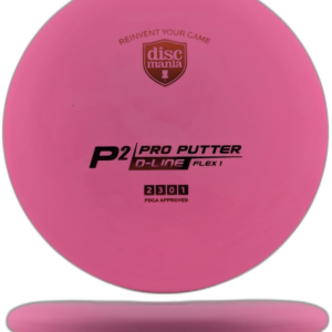 Discmania P2 D-Line Flex 1. Pink with Red Stamp, 174g