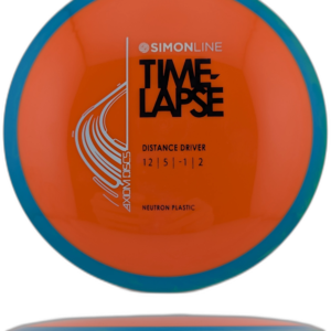Axiom Discs Time-Lapse (Retooled) Neutron. Orange with Black and Green Swirly Rim, 174g