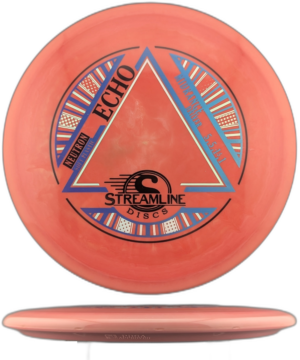Streamline Discs Echo Neutron (Soft). Red and Pink Swirls, 176g