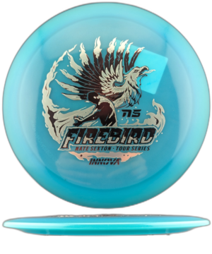 Innova Firebird Proto Glow Champion 2026 Tour Series (Nate Sexton). #3 Turquoise with Silver and Red Stamp, 173-5g