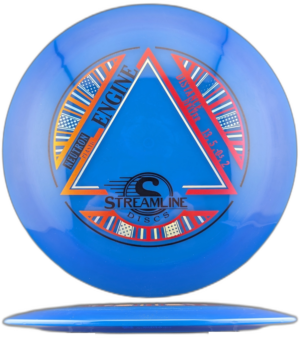 Streamline Discs Engine Neutron. Blue with Orange and Red Stamp, 167g