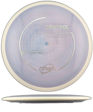 MVP Disc Sports Control Neutron. Purple Swirls with White Rim, 163g