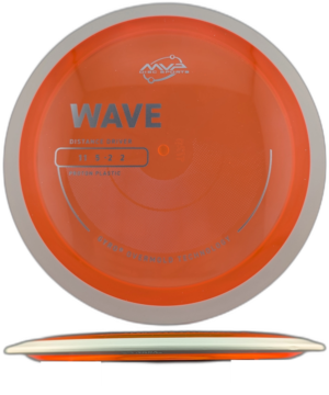 MVP Disc Sports Wave Proton. Orange with White Rim, 172g